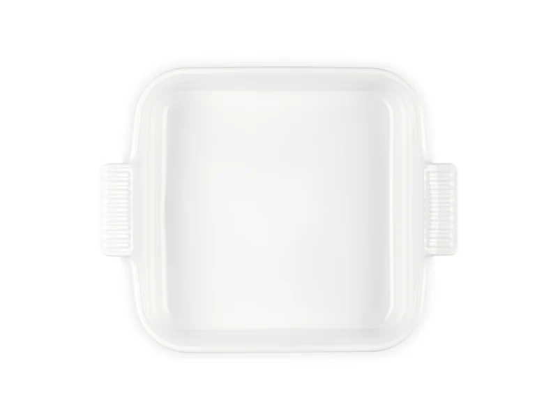 Le Creuset Auflaufform Tradition quadratisch weiß 23cm