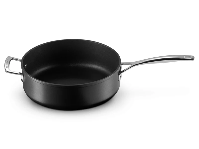 Le Creuset Aluminium-Antihaft Sautépfanne rund schwarz 28cm