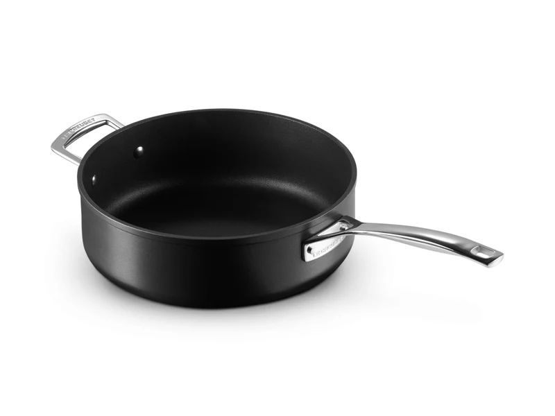 Le Creuset Aluminium-Antihaft Sautépfanne rund schwarz 28cm