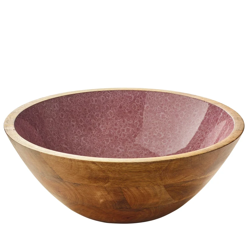 Schüssel MINERAL ROSE, Mango, Ø 30 cm x 11,5 cm