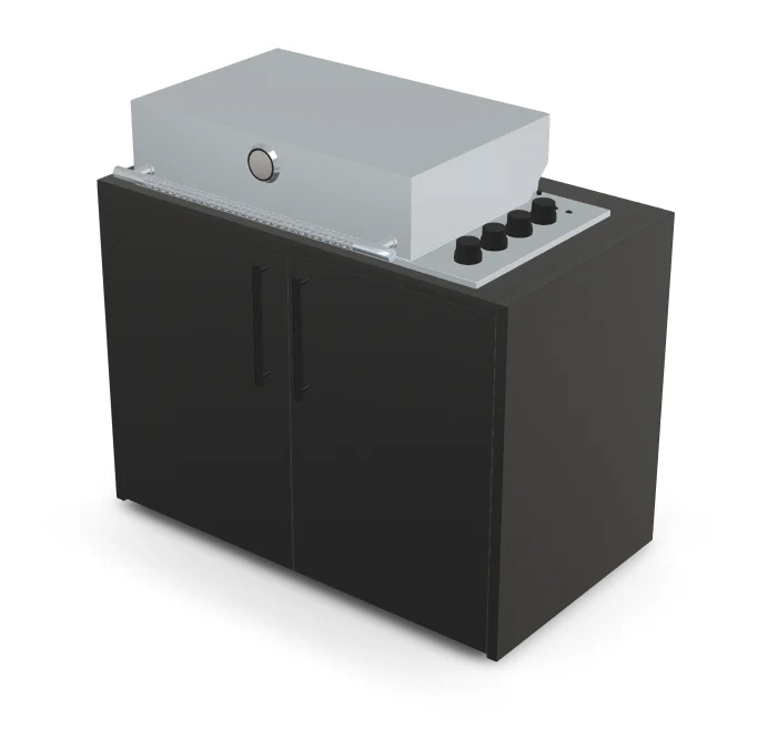 Brabura Box-Q 4-Brenner Edelstahl