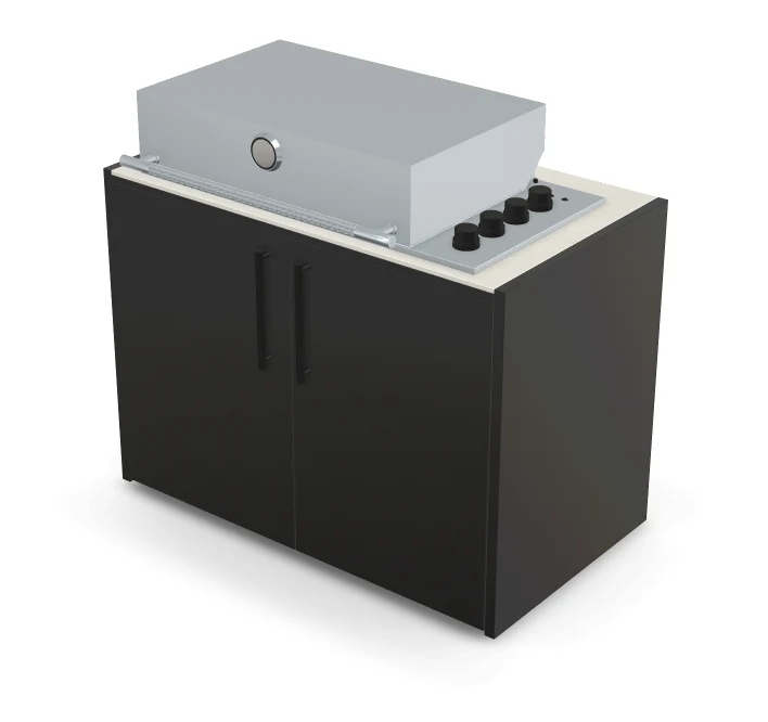 Brabura Box-Q 4-Brenner Edelstahl