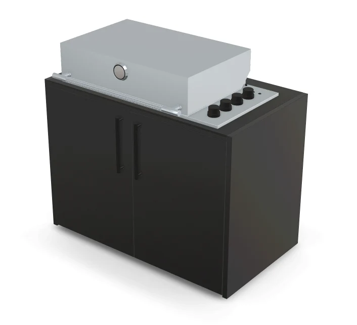 Brabura Box-Q 4-Brenner Edelstahl