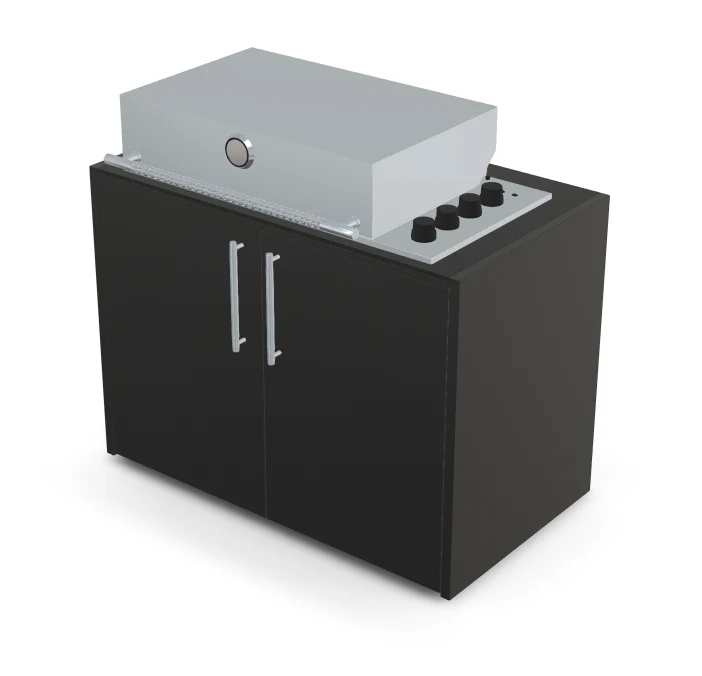 Brabura Box-Q 4-Brenner Edelstahl