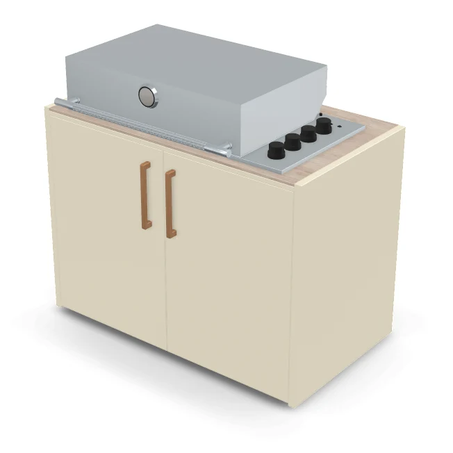 Brabura Box-Q 4-Brenner Edelstahl