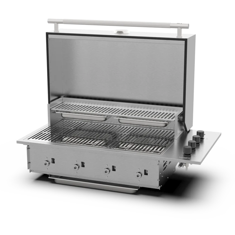 Brabura Box-Q-Einbaugrill 4-Brenner Edelstahl
