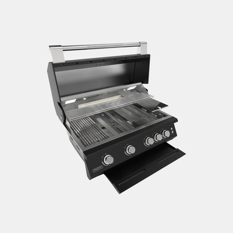 Brabura Fusion 400 RM Einbaugrill 4-Brenner | Neuestes Edelstahlmodell