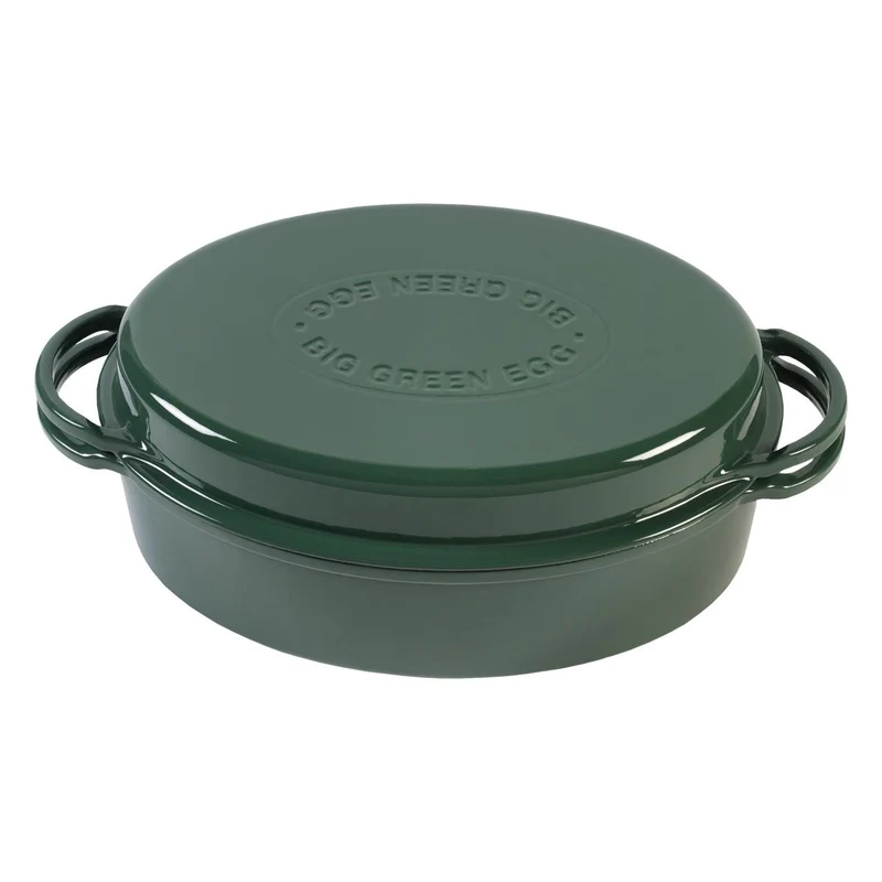 Big Green Egg Dutch Oven, Grün Oval