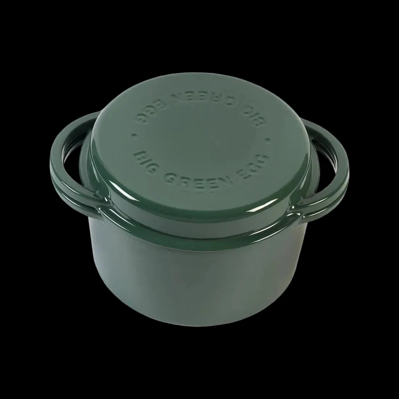 Big Green Egg Dutch Oven, Grün Rund