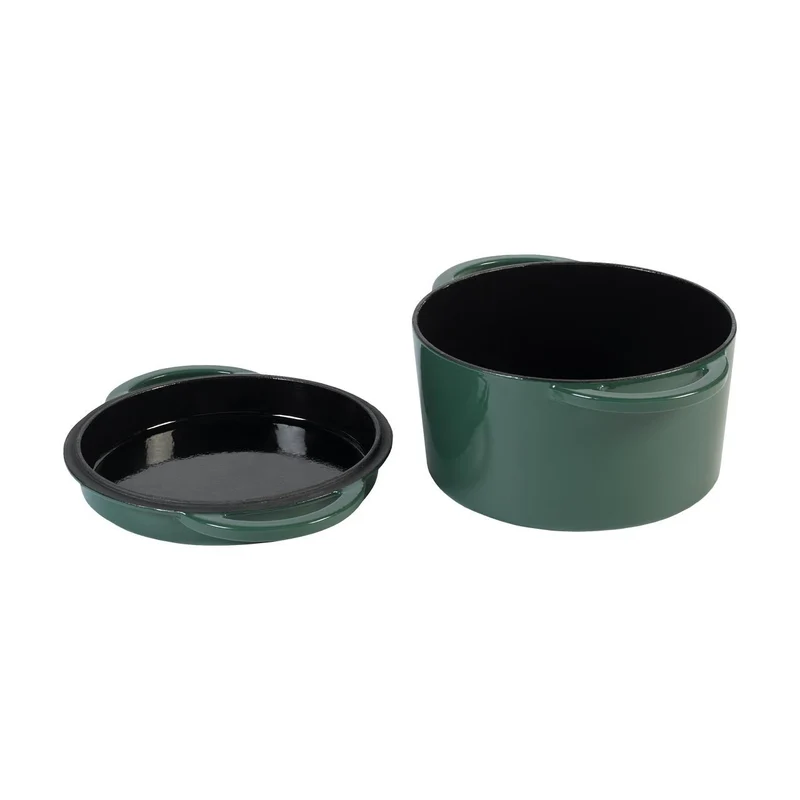 Big Green Egg Dutch Oven, Grün Rund