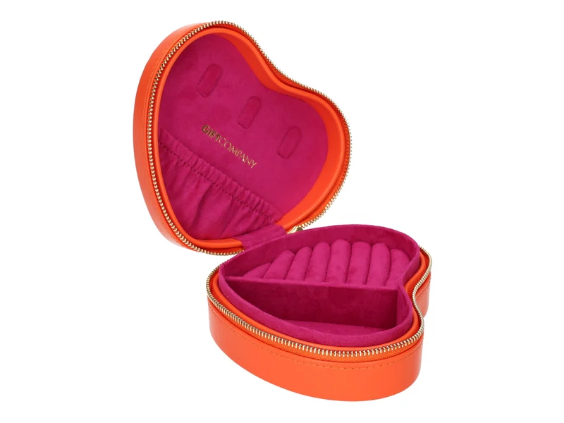 Giftcompany Treasure Schmucketui Herz orange 11cm