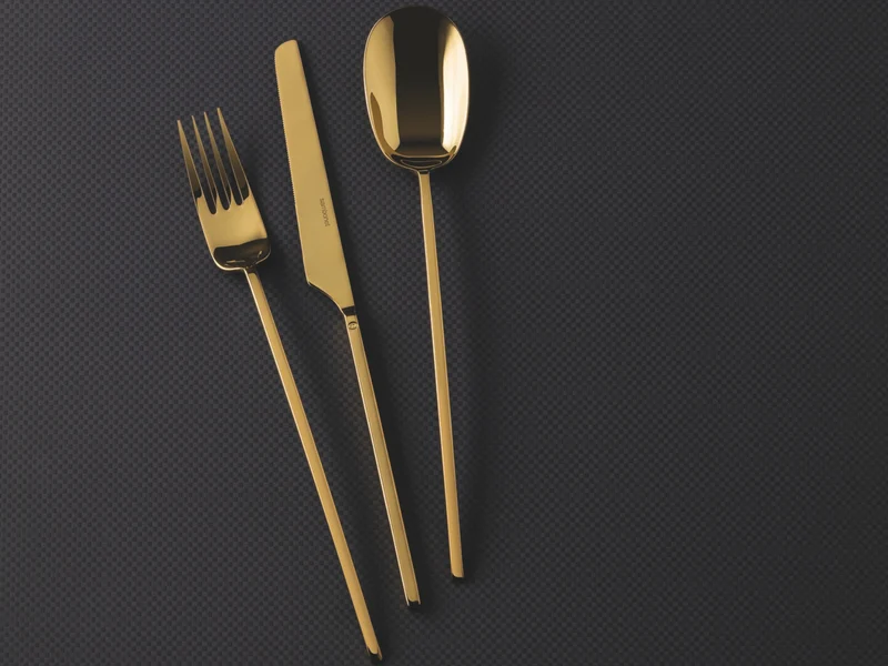 Sambonet 100 Besteck 24tlg Vh Edelstahl/PVD Gold