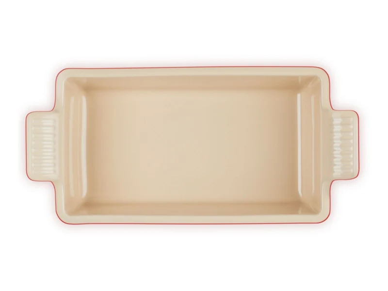 Le Creuset Backform Tradition rechteckig kirschrot 23cm
