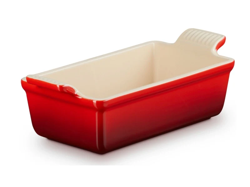 Le Creuset Backform Tradition rechteckig kirschrot 23cm