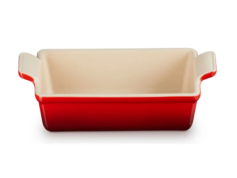 Le Creuset Backform Tradition rechteckig kirschrot 23cm
