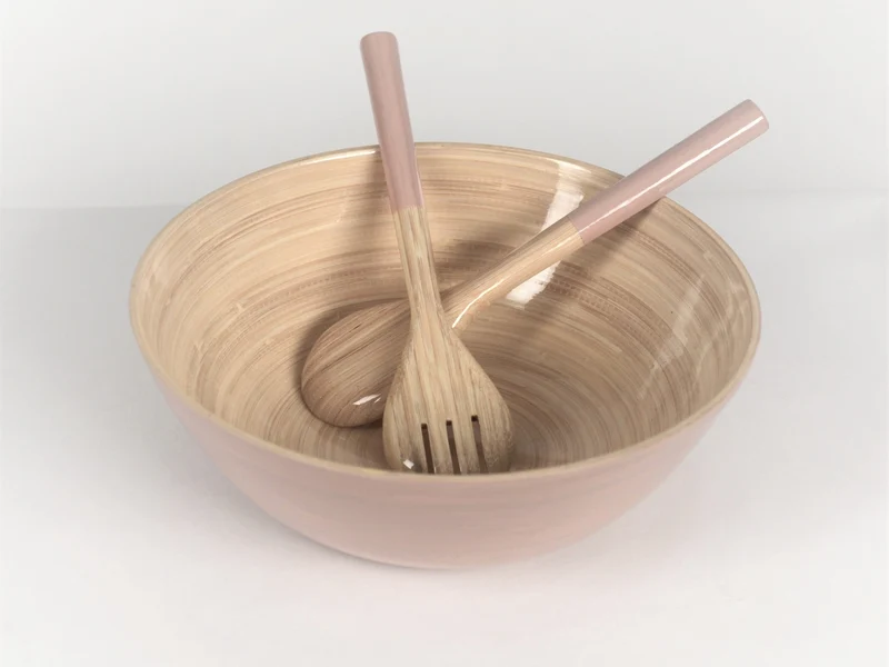 albert L. (punkt) Bambus-Besteck taubenblau 27,5cm