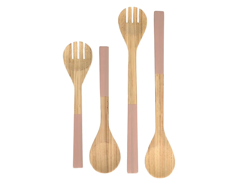 albert L. (punkt) Bambus-Besteck weiß 37,5cm