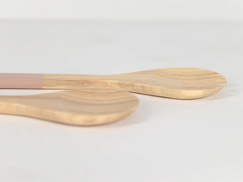 albert L. (punkt) Bambus-Besteck taubenblau 37,5cm