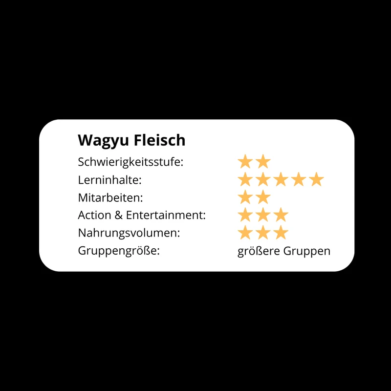 Wagyu Fleisch! Das Rindfleisch Seminar