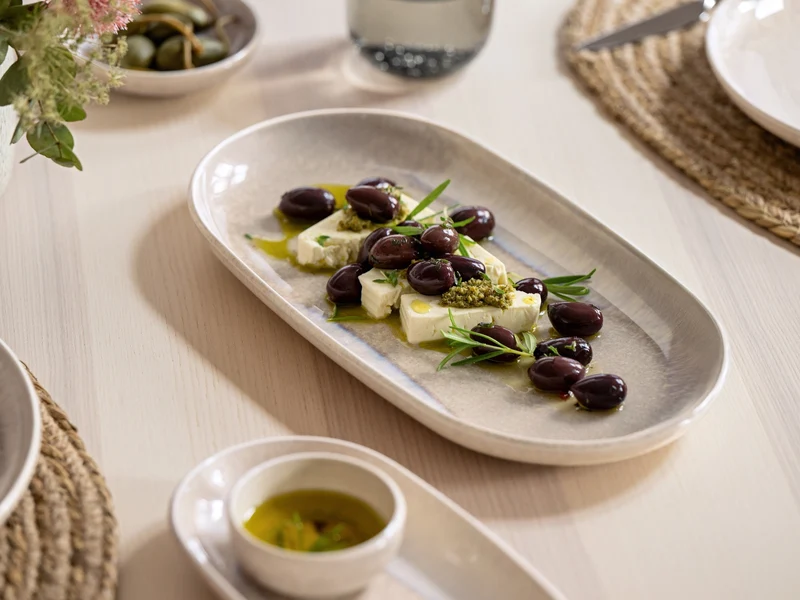 like. by Villeroy & Boch Perlemor Sand Servierplatte 34x20cm