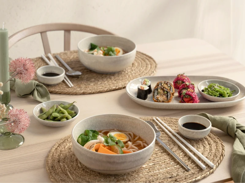 like. by Villeroy & Boch Perlemor Sand Servierplatte 34x20cm
