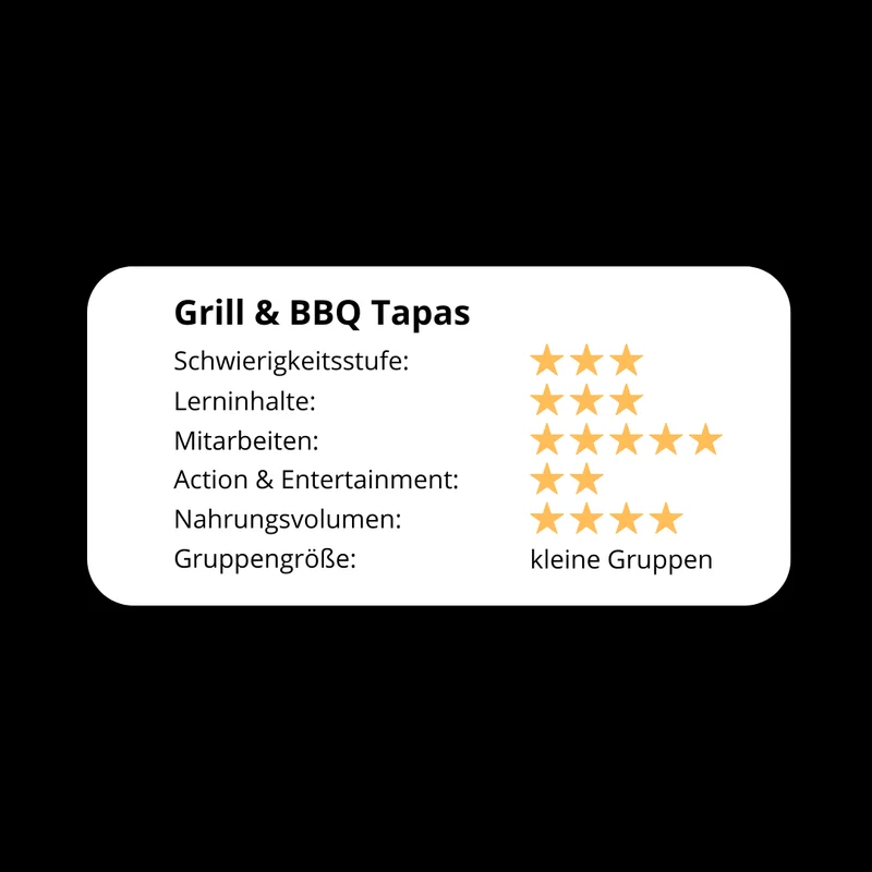 Grill & BBQ Tapas! - Das Delikatessen Seminar