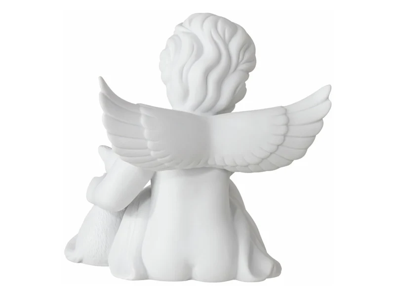Rosenthal Engel groß Weiss matt Engel mit Fuchs 15cm