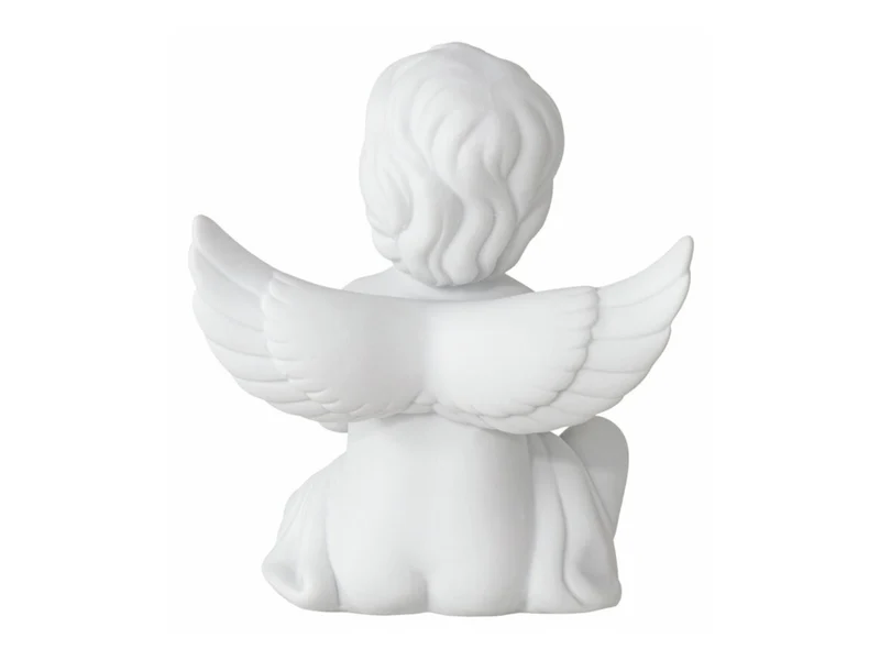 Rosenthal Engel groß Weiss matt Engel mit Glücksklee 15cm