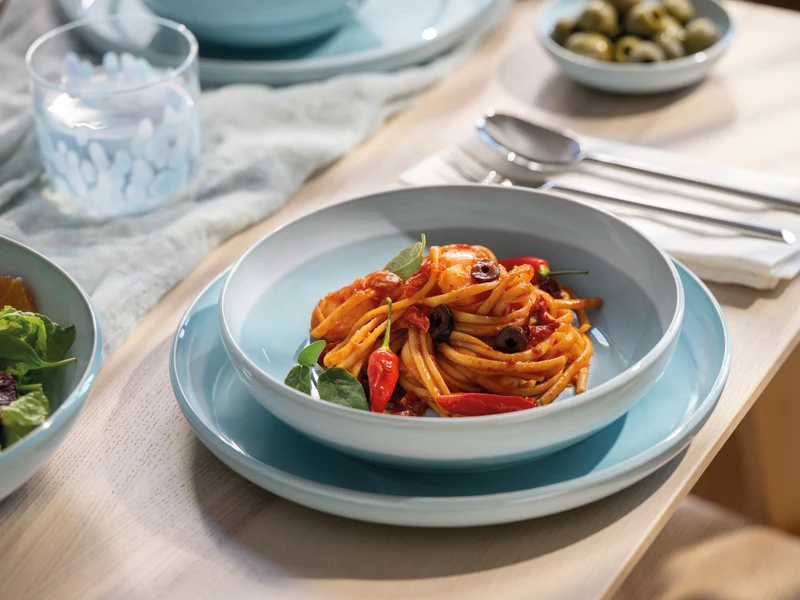 like. by Villeroy & Boch Perlemor Aqua Pastaschale 22cm