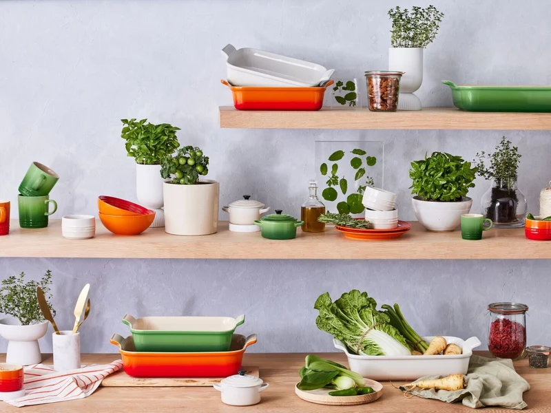 Le Creuset Backform Tradition rechteckig ofenrot 23cm
