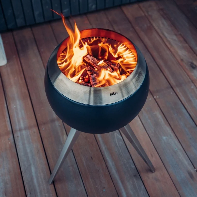 Höfats MOON 45 Feuerschale mit hohem Fuß