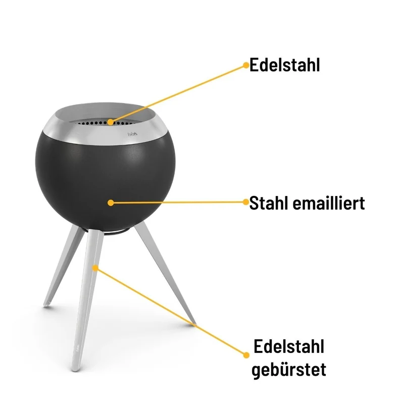 Höfats MOON 45 Feuerschale mit hohem Fuß
