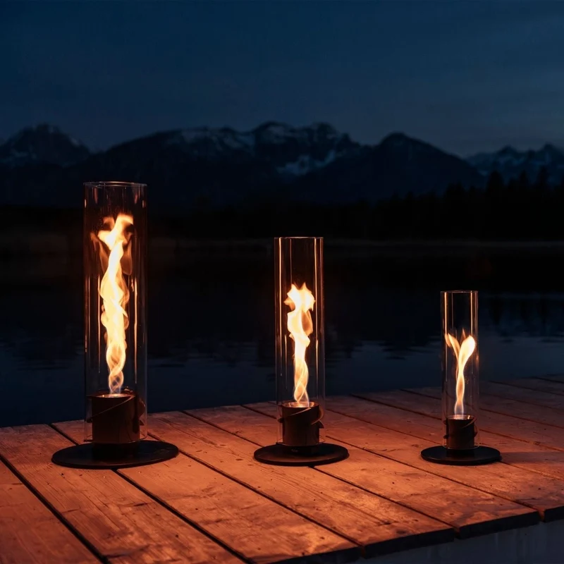 Höfats Spin 1500 Tischfeuer schwarz