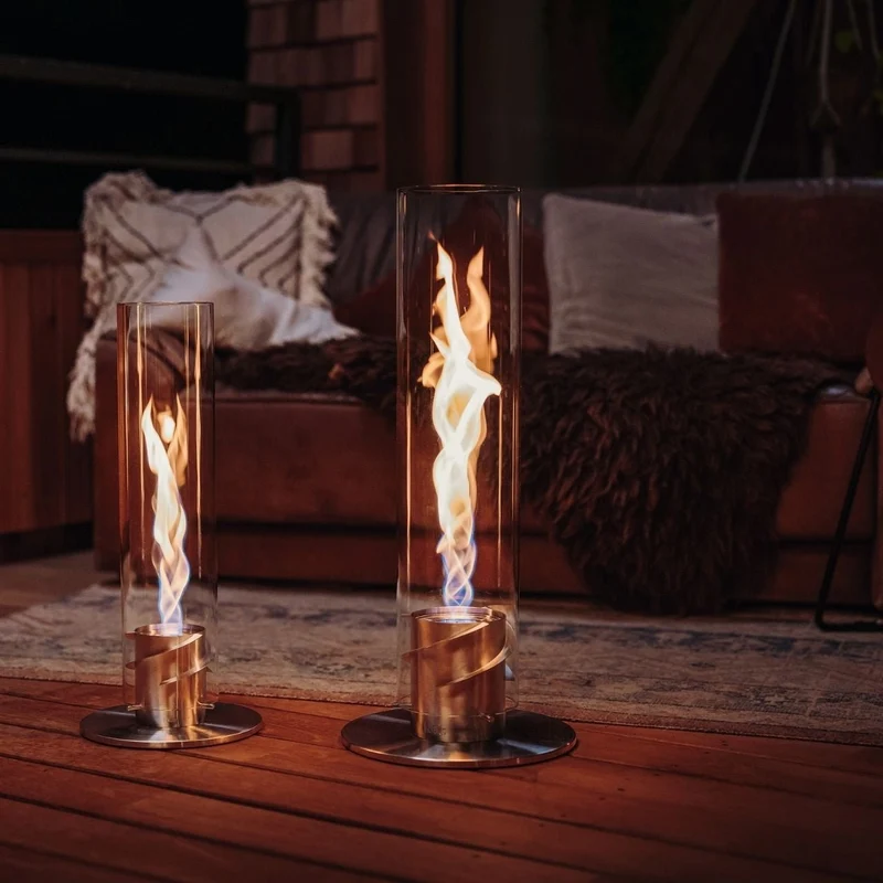 Höfats Spin 1500 Tischfeuer silber
