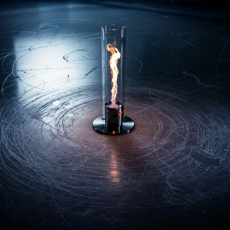 Höfats Spin 1500 Tischfeuer silber