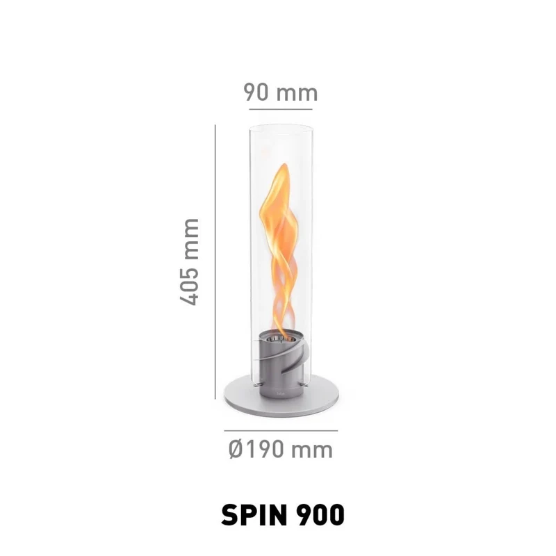 Höfats Spin 900 Tischfeuer silber