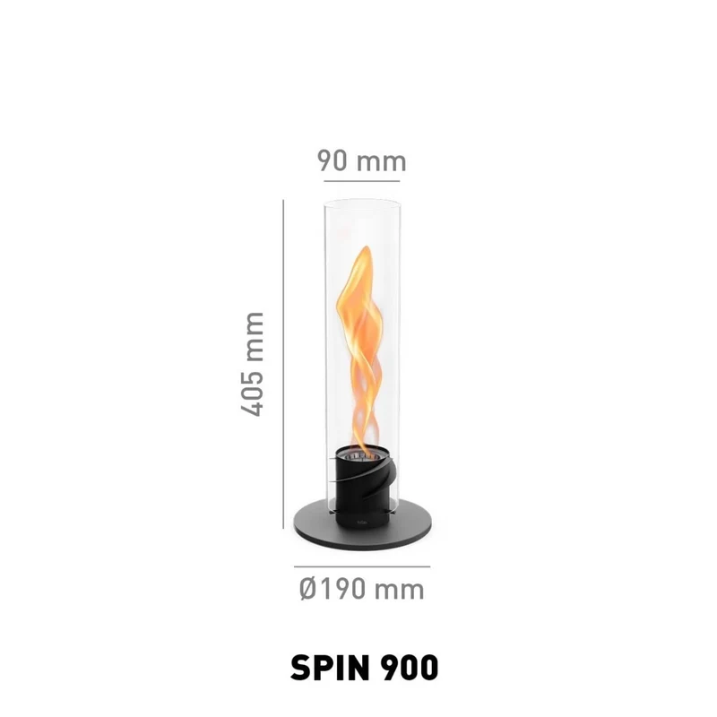 Höfats Spin 900 Tischfeuer schwarz