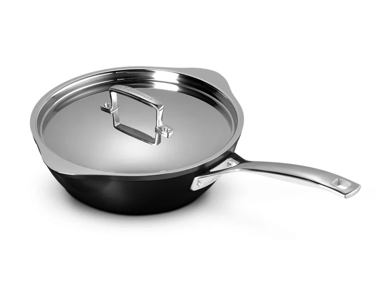 Le Creuset Aluminium-Antihaft Sautépfanne mit zwei Ausgießern rund 24cm