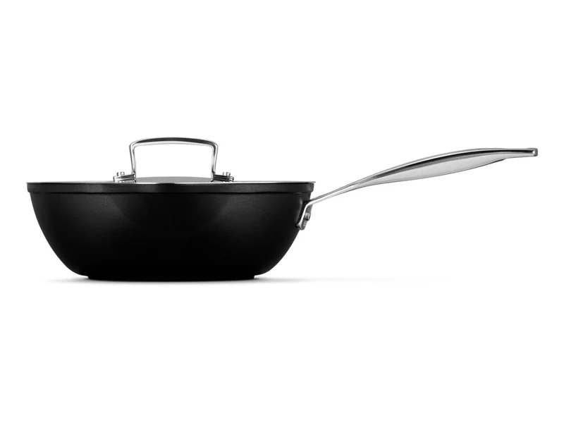 Le Creuset Aluminium-Antihaft Sautépfanne mit zwei Ausgießern rund 24cm