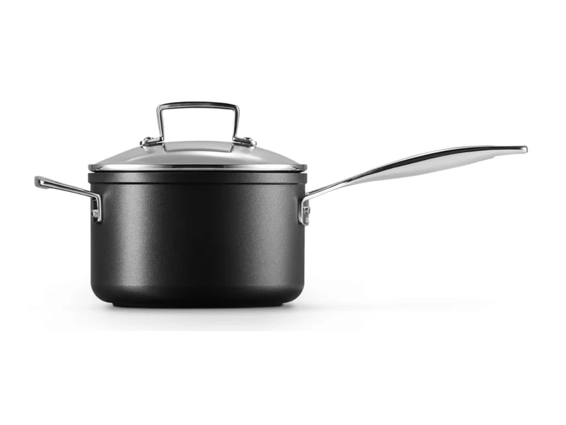 Le Creuset Aluminium-Antihaft Profitopf mit Glasdeckel rund 18cm