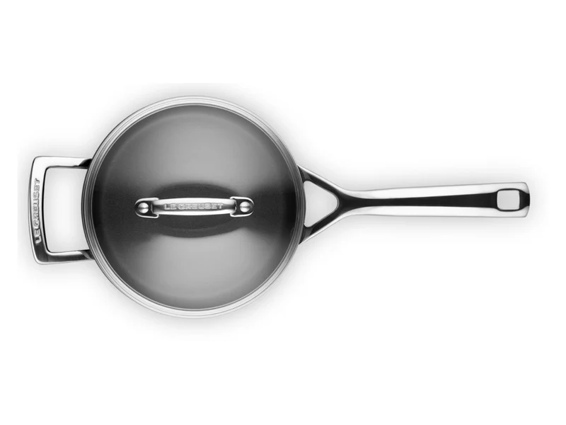 Le Creuset Aluminium-Antihaft Profitopf mit Glasdeckel rund 18cm
