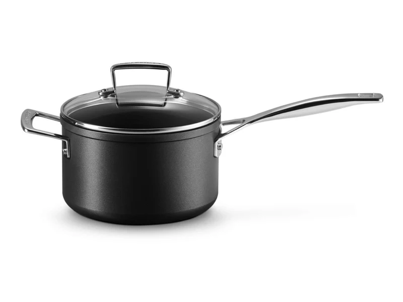 Le Creuset Aluminium-Antihaft Profitopf mit Glasdeckel rund 18cm