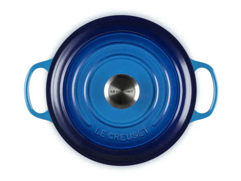 Le Creuset Sauteuse Signature rund azure 24cm