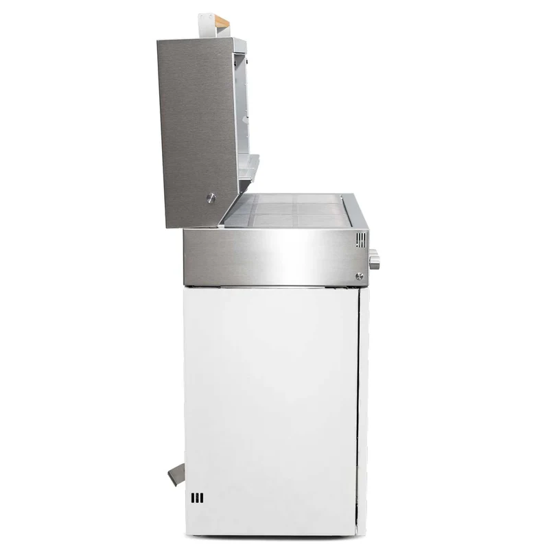 Flammkraft Gasgrill Block D Gen.5 Elfenbeinweiß