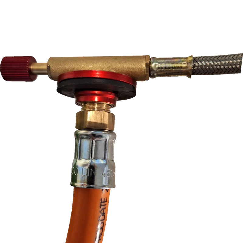 TGO Anschluss, Gaskartusche zu Gasflasche