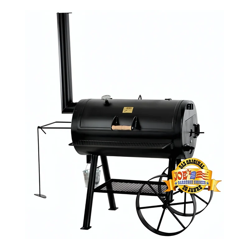 Joe´s Barbeque 20" Sloppy Joe Fassgrill groß mit Fahrgestell u. massiven Rädern
