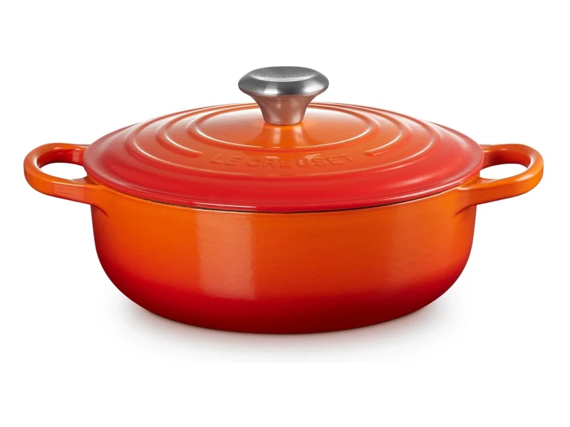 Le Creuset Sauteuse Signature rund ofenrot 24cm