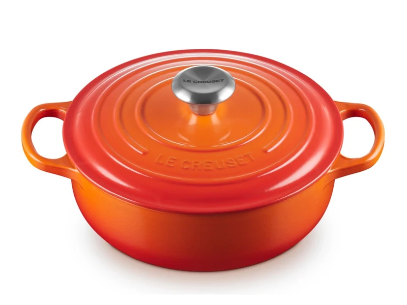 Le Creuset Sauteuse Signature rund ofenrot 24cm