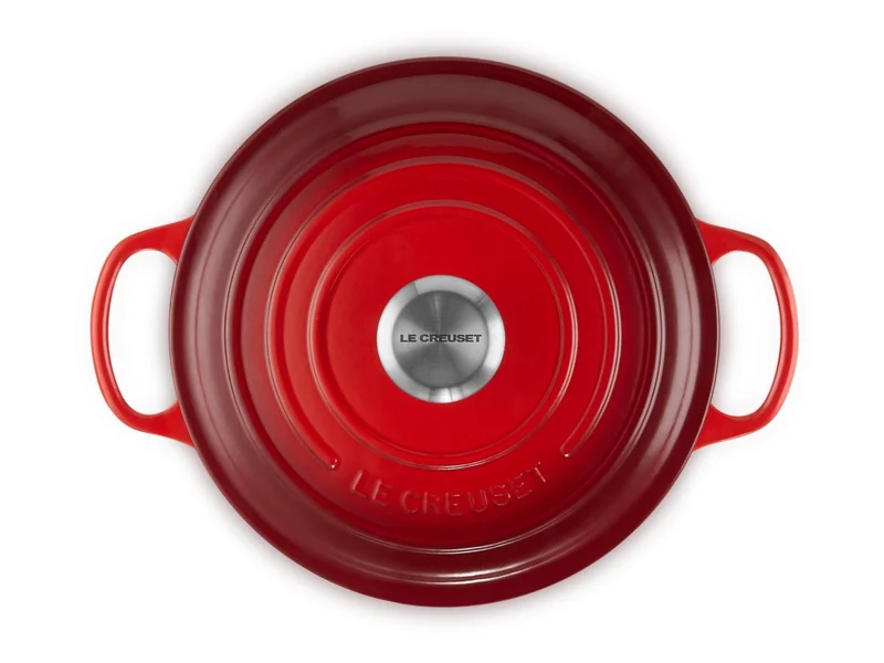 Le Creuset Sauteuse Signature rund kirschrot 24cm