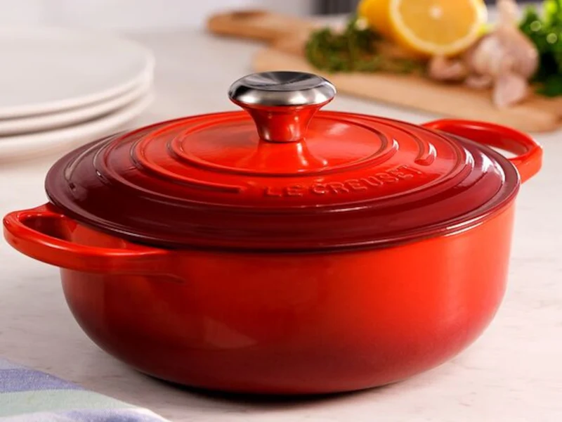 Le Creuset Sauteuse Signature rund kirschrot 24cm
